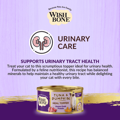 Wishbone Tuna & Pumpkin - Cat Urinary Care Topper in Cans 85g - Wishbone Pet Foods NZ