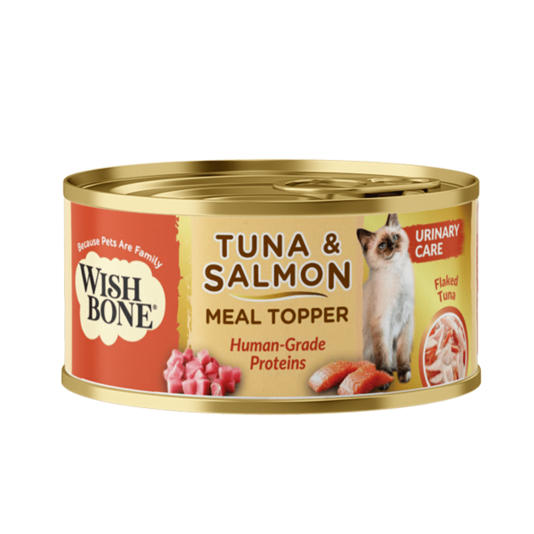Wishbone Tuna & Salmon - Cat Urinary Care Topper in Cans 85g - Wishbone Pet Foods NZ