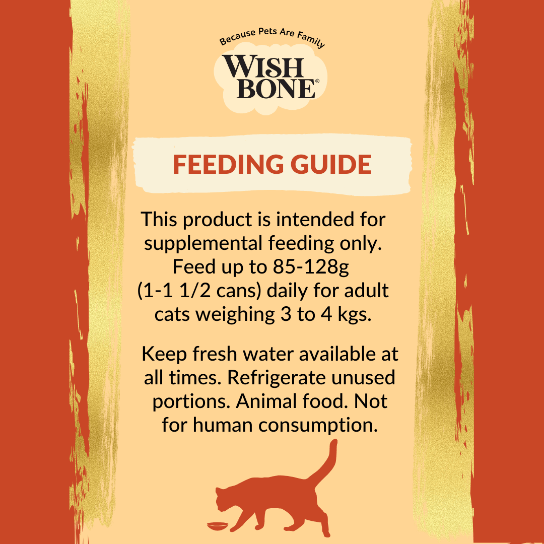Wishbone Tuna & Salmon - Cat Urinary Care Topper in Cans 85g - Wishbone Pet Foods NZ