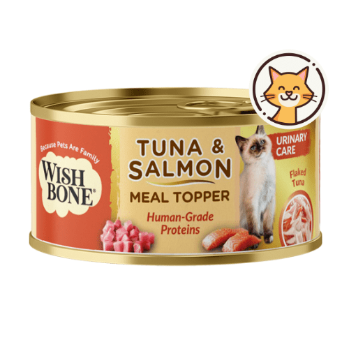 Wishbone Tuna & Salmon - Cat Urinary Care Topper in Cans 85g - Wishbone Pet Foods NZ