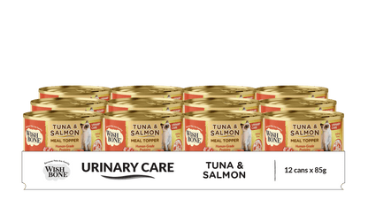 Wishbone Tuna & Salmon - Cat Urinary Care Topper in Cans 85g - Wishbone Pet Foods NZ