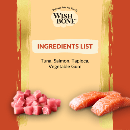 Wishbone Tuna & Salmon - Cat Urinary Care Topper in Cans 85g - Wishbone Pet Foods NZ